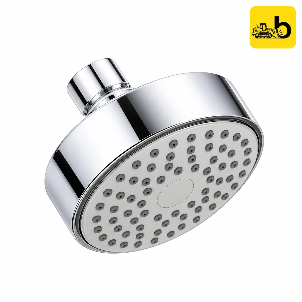 Johnson Bathware Royal Single Flow Overhead Shower 100mm - S0616C - Chrome