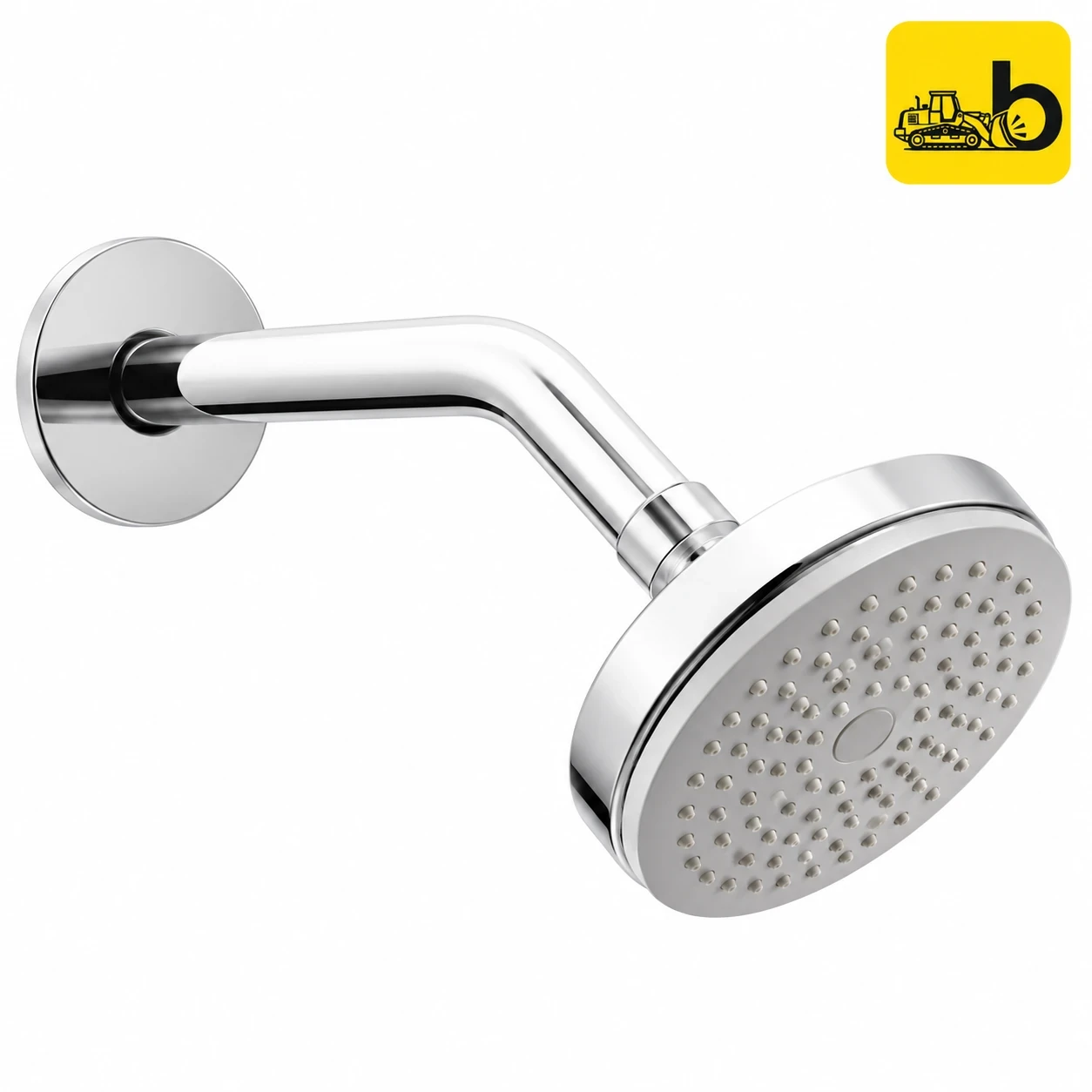 Johnson Bathware Mercury Overhead Shower 100mm - S3213C - Chrome