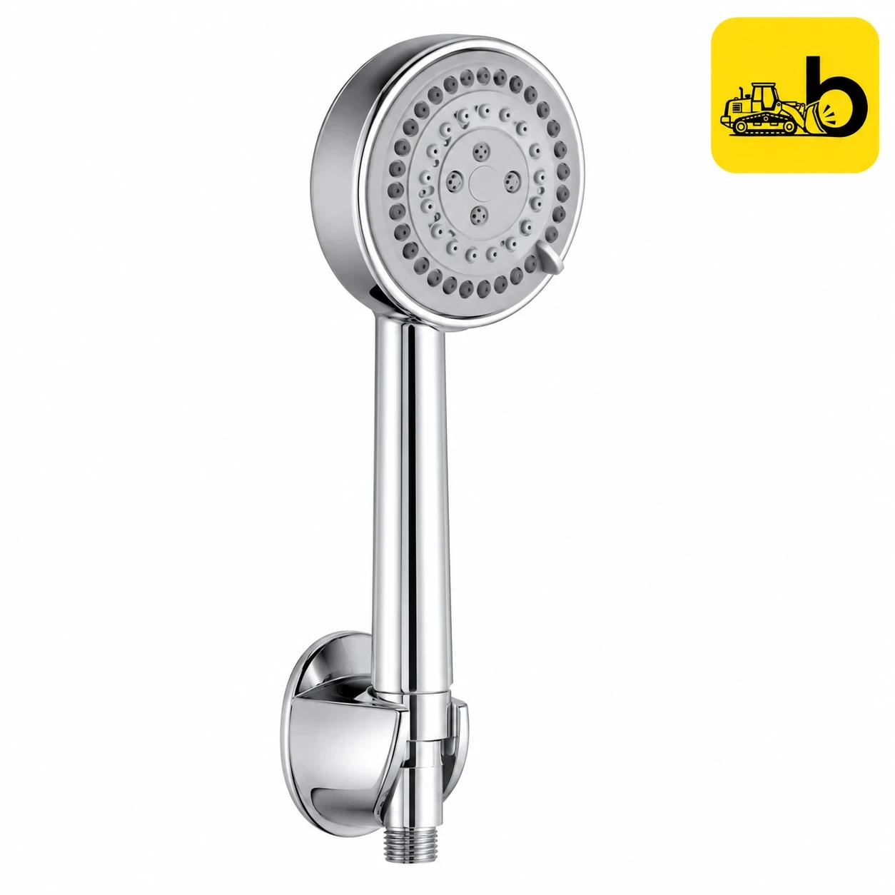 Johnson Bathware Regal 3 Flow Hand Shower with 1.5m Hose and Hook - S0418C - Chrome