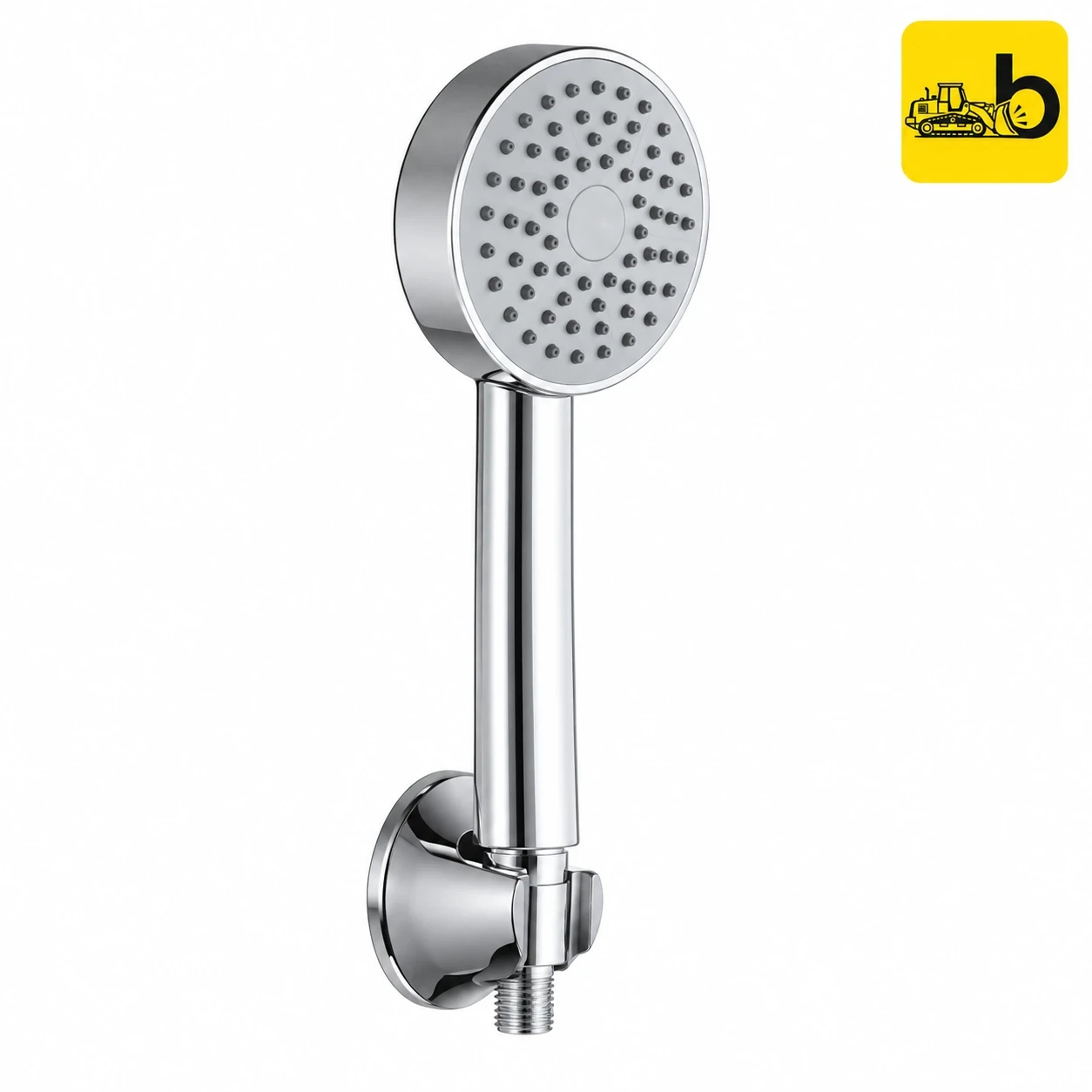 Johnson Bathware Royal Single Flow Hand Shower with 1.5m Hose and Hook - S0617C - Chrome
