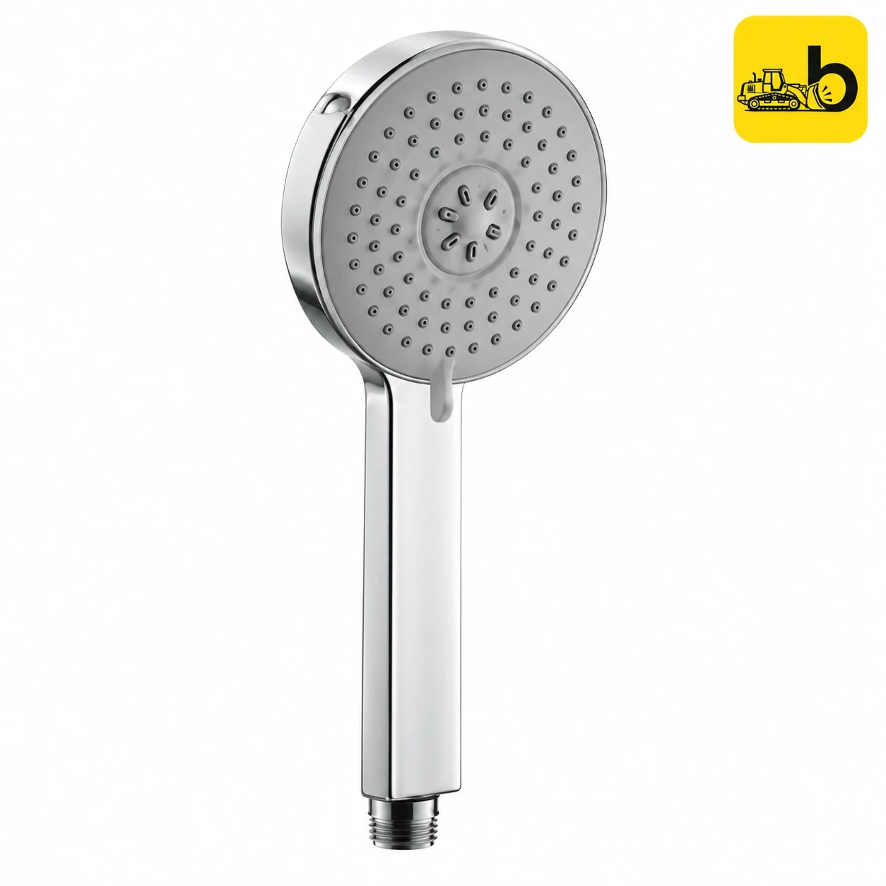 Johnson Bathware Mercury Multi Flow Hand Shower with 1.5m Hose and Hook - S3219C - Chrome