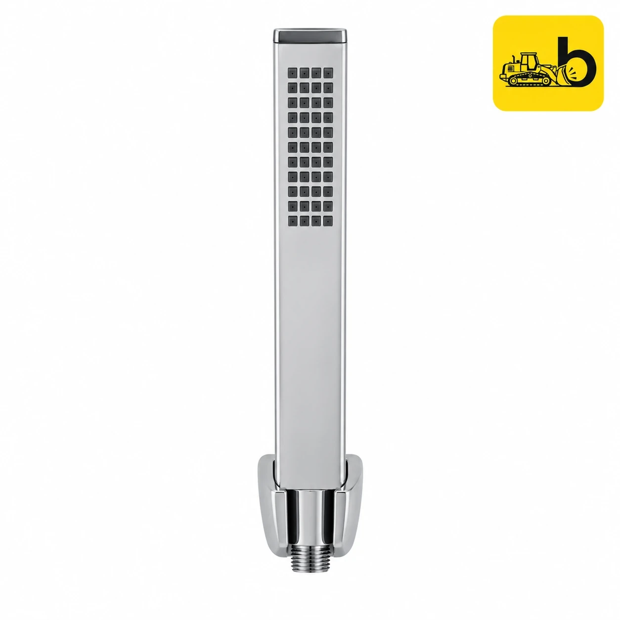 Johnson Bathware Single Flow Round Hand Shower with 1.5m Hose and Hook - S0045C - Chrome