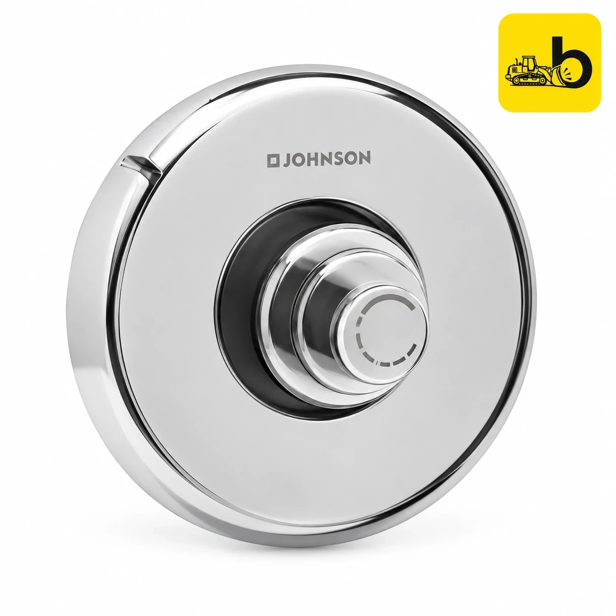 Johnson Bathware Cosmo Dual Flush Valve with Round Flange 40mm - T2358C - Chrome