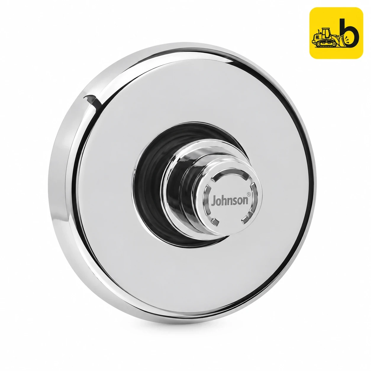 Johnson Bathware Cosmo Single Flush Valve with Round Flange 32mm - T2371C - Chrome