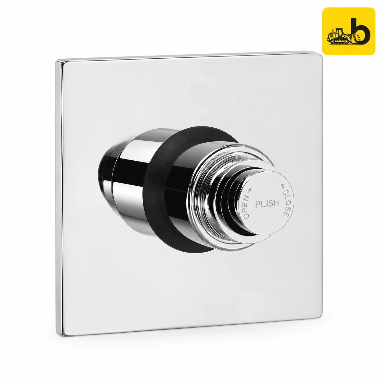 Johnson Bathware Cosmo Dual Flush Valve with Square Flange 32mm - T2374C - Chrome