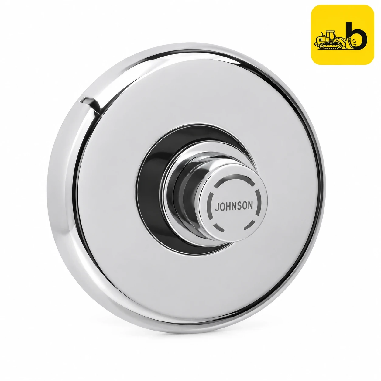 Johnson Bathware Cosmo Single Flush Valve with Round Flange 40mm - T2357C - Chrome