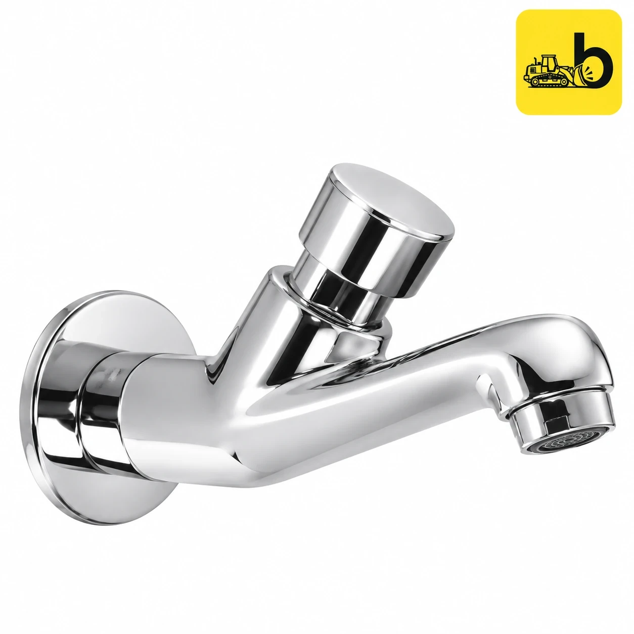 Johnson Bathware Pressmatic Bib Cock - T2005C - Chrome