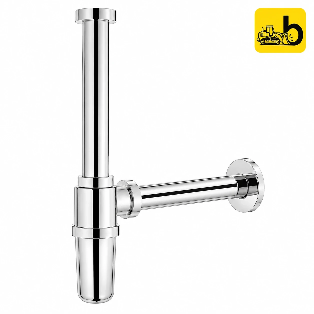 Johnson Bathware Bottle Trap (ABS) 175mm (Pack of 3) - CP004BTA - Chrome
