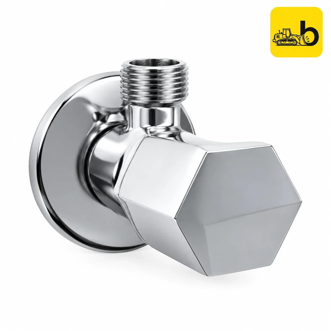 Johnson Bathware Opal Angle Cock - T2210C - Chrome