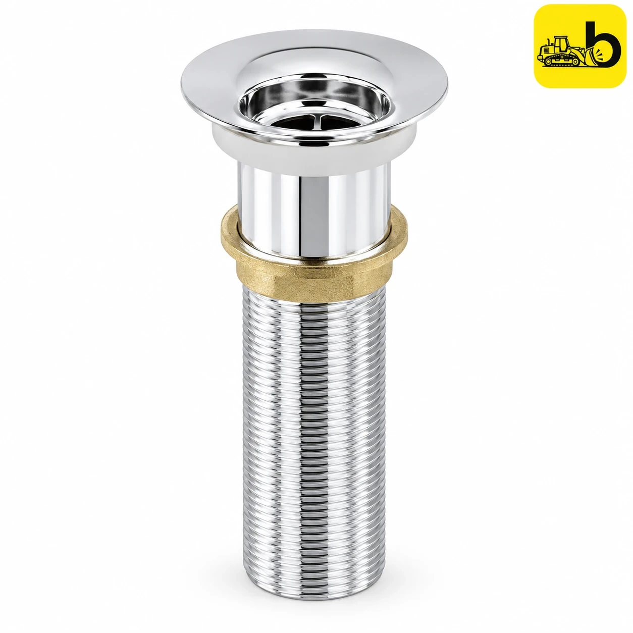 Johnson Bathware Waste Coupling (Full Threaded) SS -150mm - T0062FC - Chrome