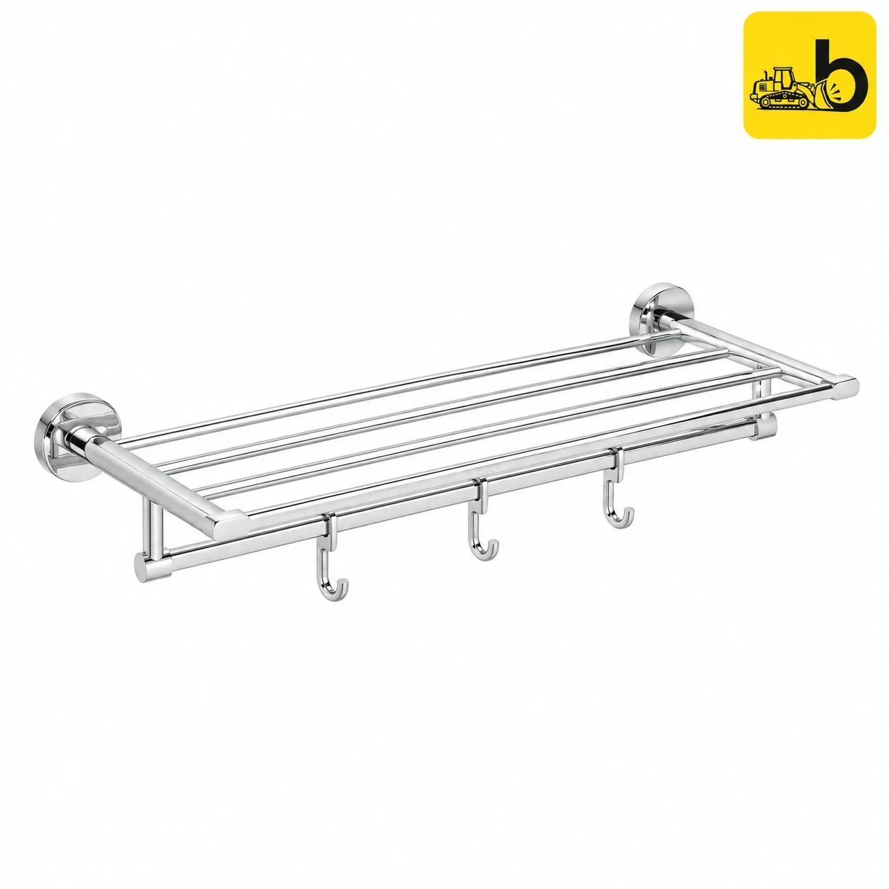 Johnson Bathware Fusion Towel Rack 600mm - T3256C - Chrome
