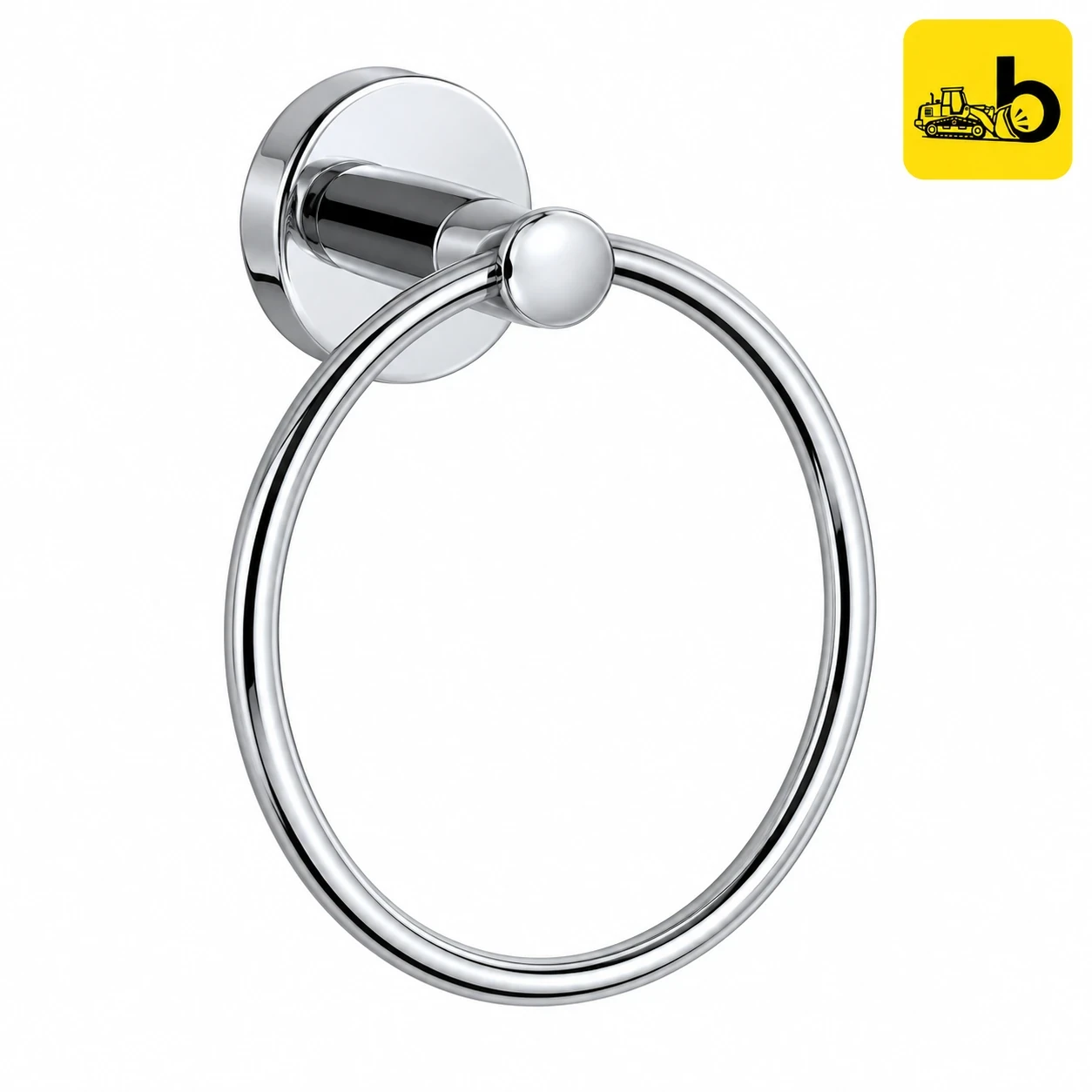 Johnson Bathware Delta Towel Ring - T1351C - Chrome