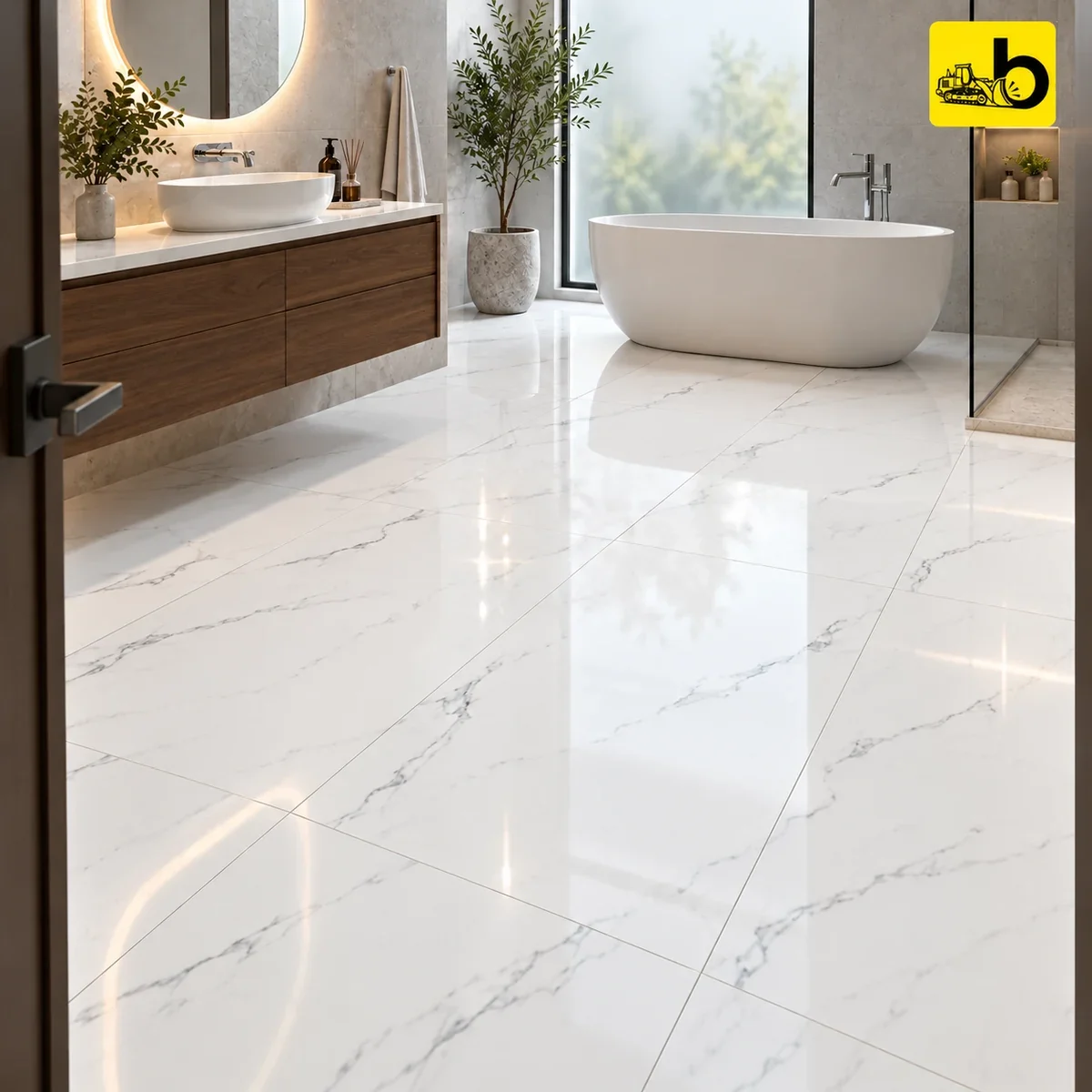 NITCO Frozen Peak Infinite – Glossy Tile 600 × 1200 mm