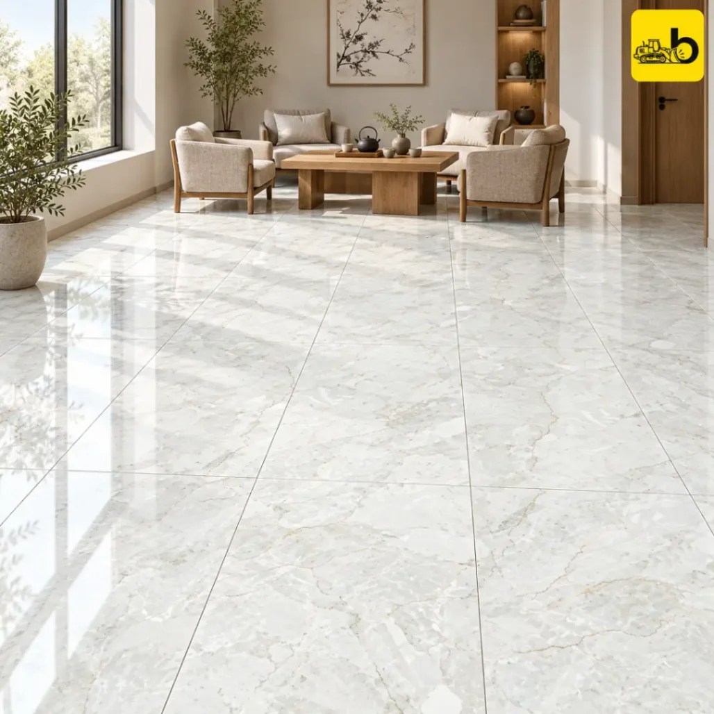 NITCO Snowveil Infinite – Glossy Tile 600 × 1200 mm