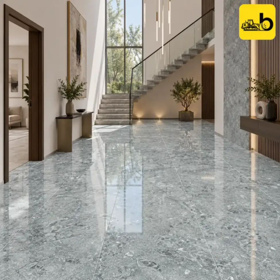 NITCO Iltas Grey – Glossy Tile 600 × 1200 mm
