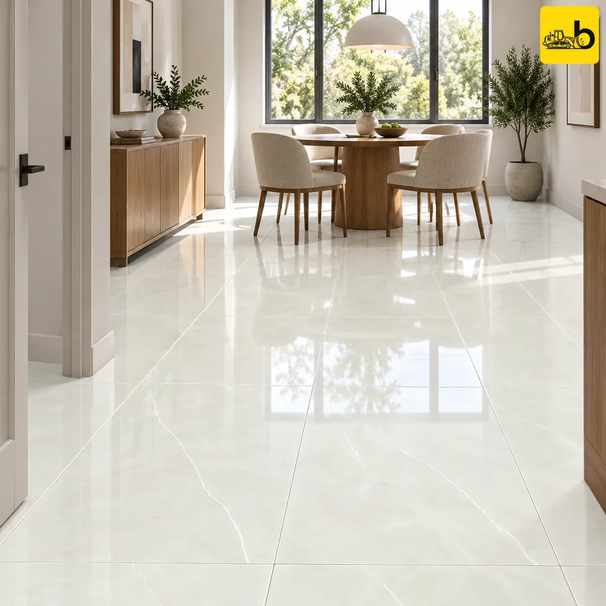 NITCO Moonbeam Infinite – Glossy Tile 600 × 1200 mm