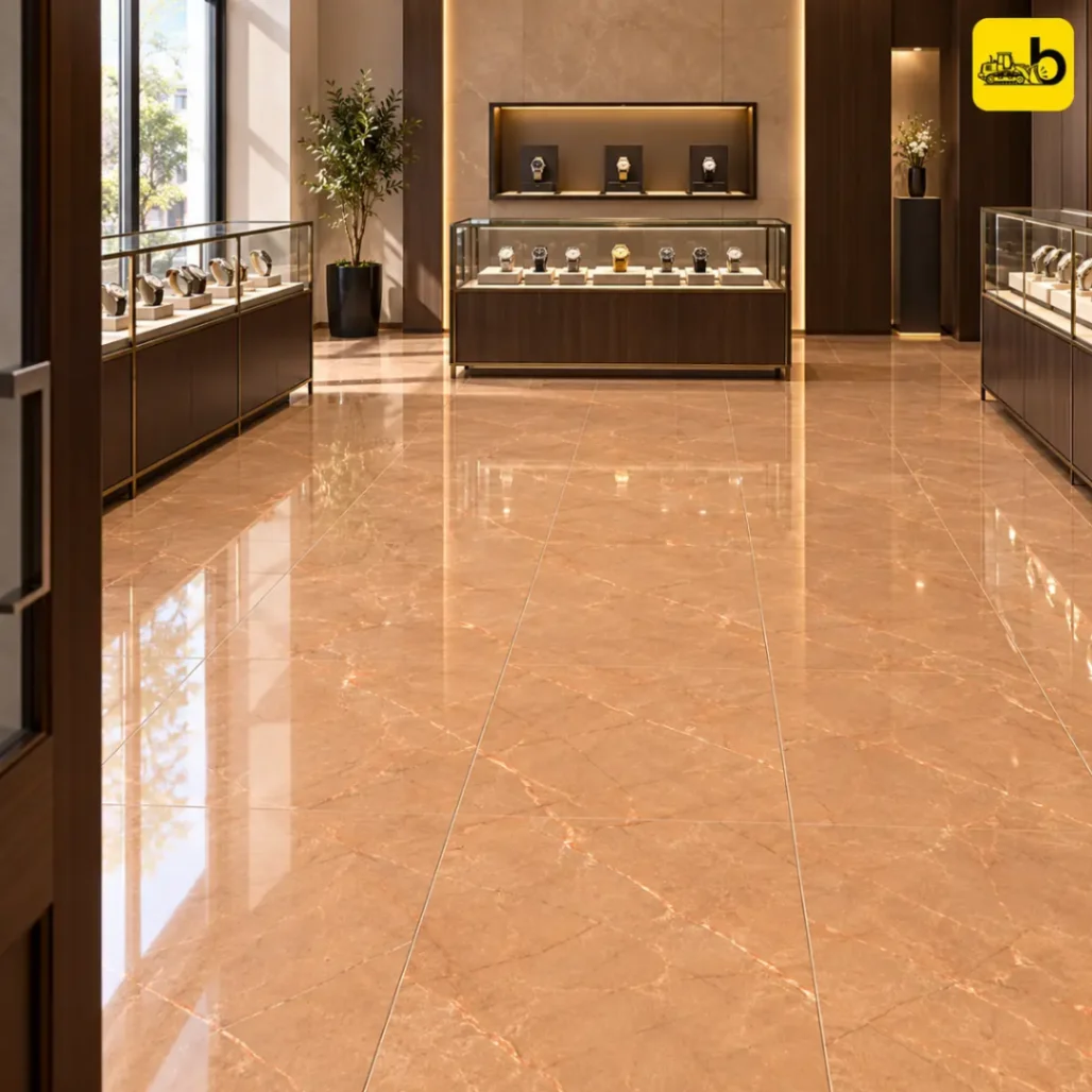 NITCO Pulvix Sand – Glossy Tile 600 × 1200 mm