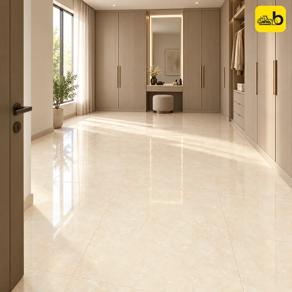 NITCO Aeon Marfil – Glossy / Matte Tile 600 × 1200 mm