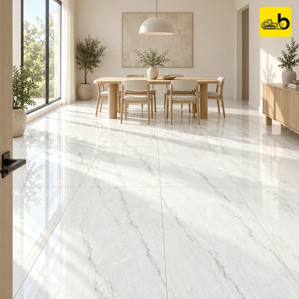 NITCO Blanca Luster Infinite – Glossy Tile 600 × 1200 mm