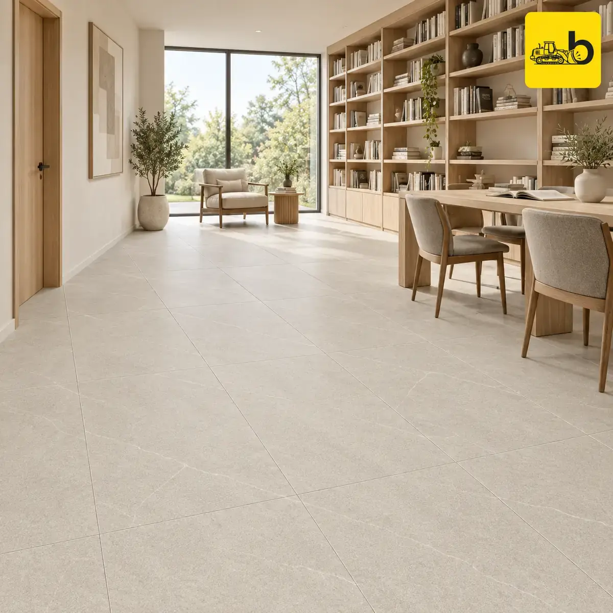 NITCO Ravenna Greige LT – Matte Tile 600 × 1200 mm