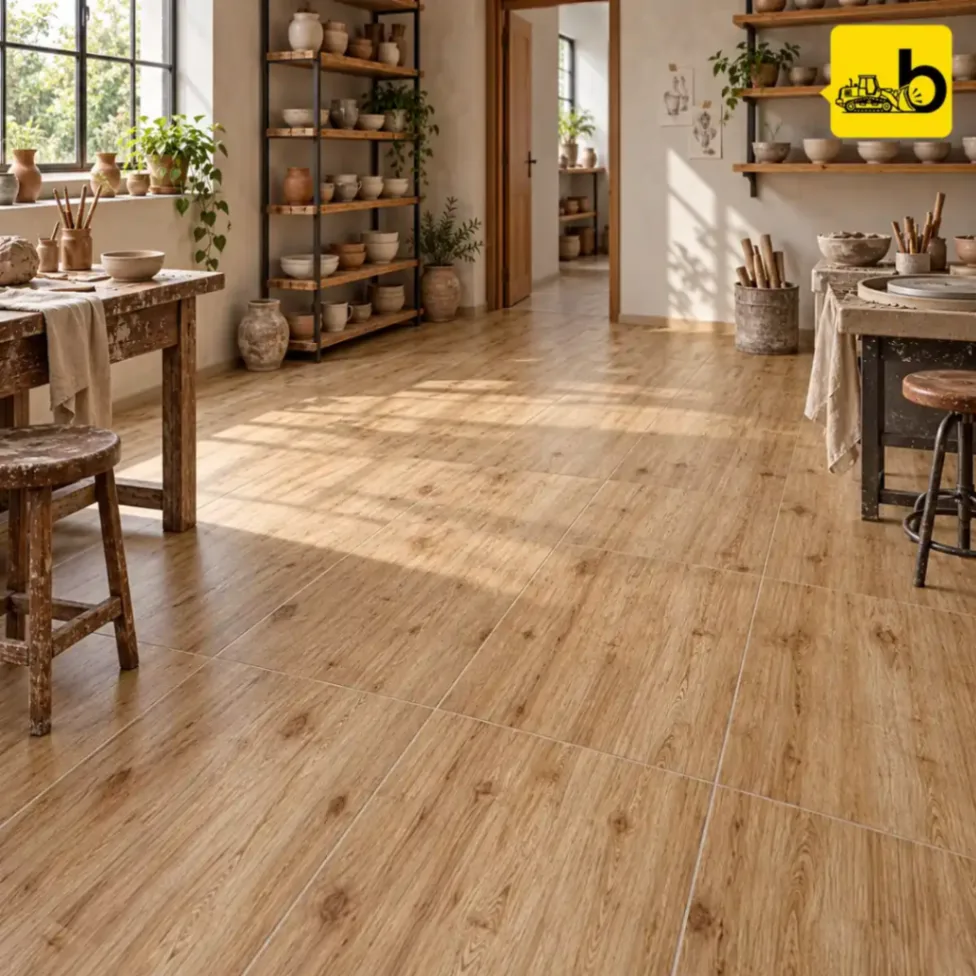 NITCO Burlington Brown – Carving Tile 600 × 1200 mm