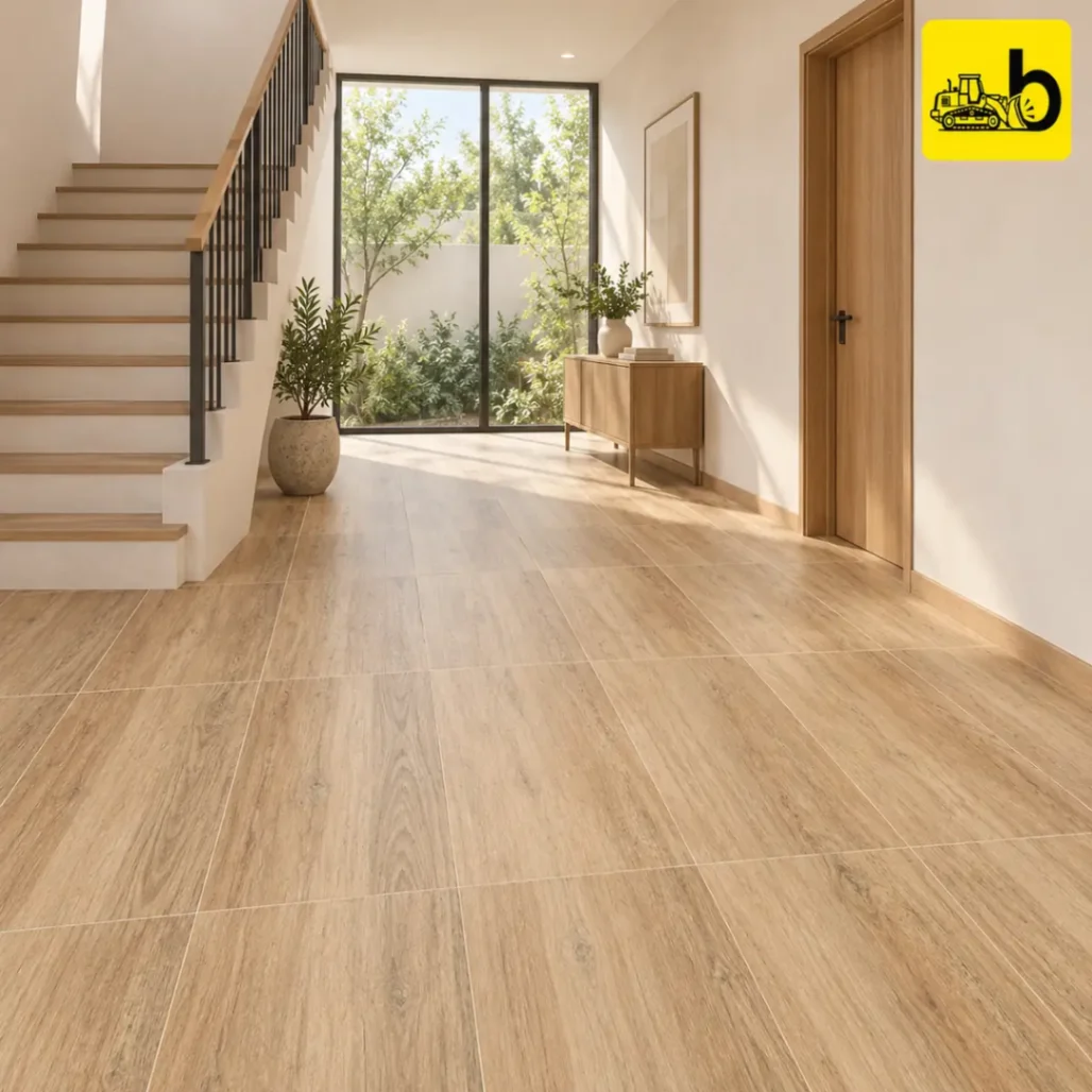 NITCO Teak Wood – Matte Tile 600 × 1200 mm