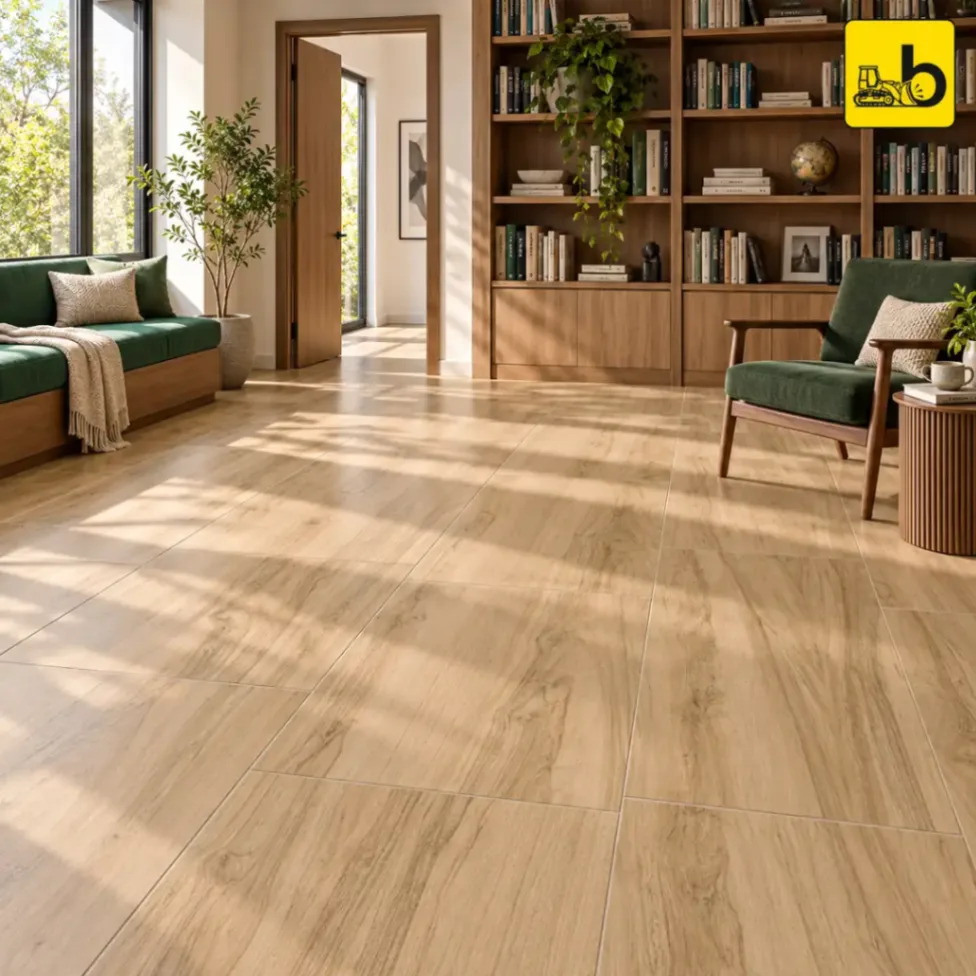 NITCO Husk Tan – Matte Tile 600 × 1200 mm