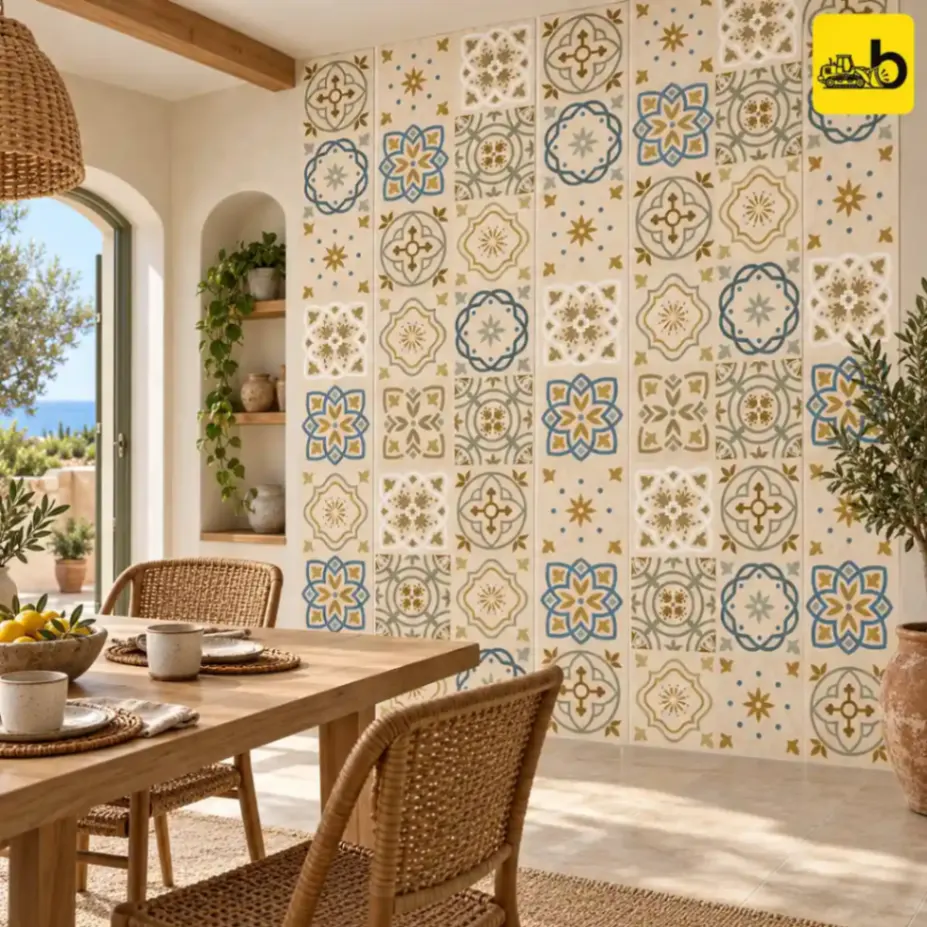 NITCO Urbano Crema Decore – Carving Tile 600 × 1200 mm