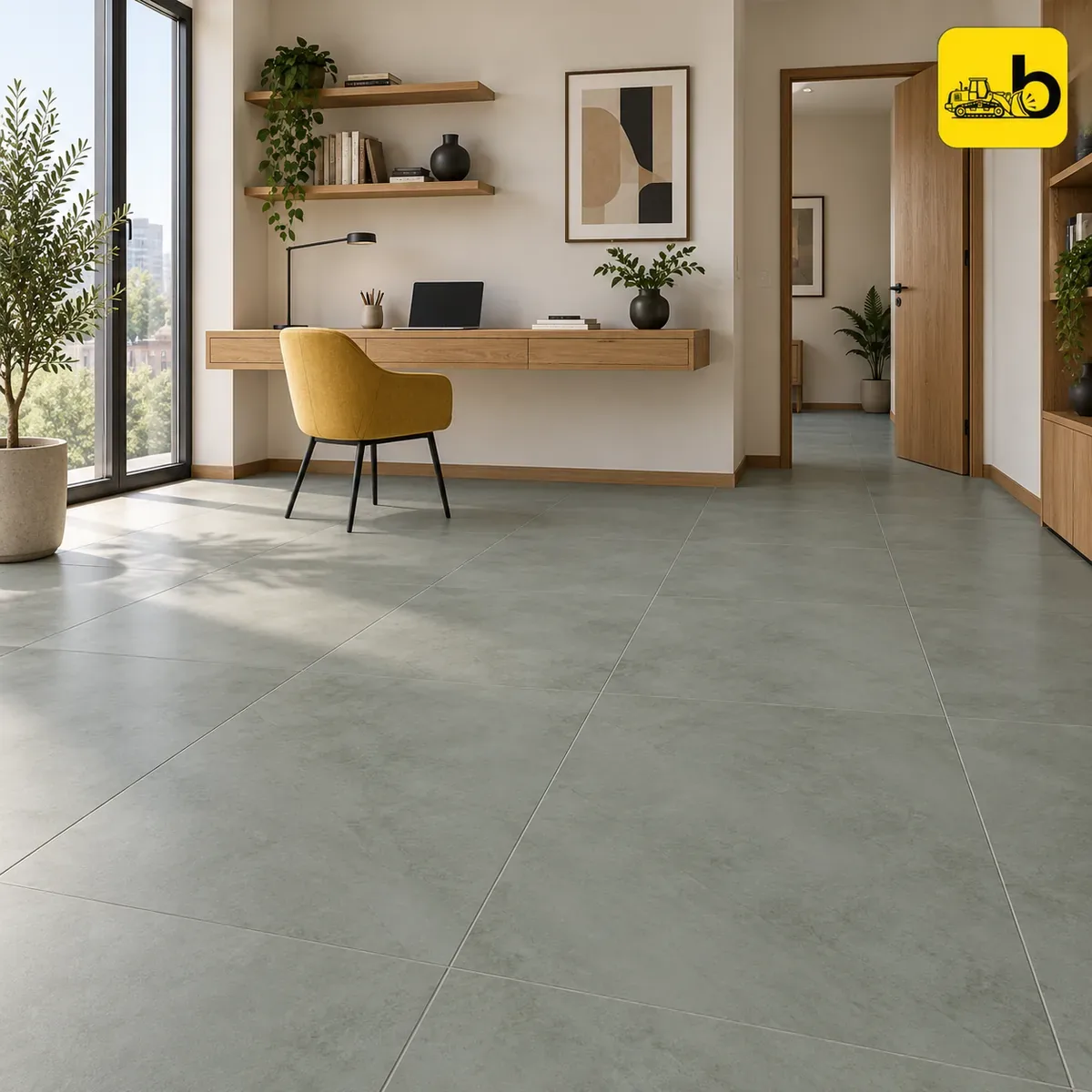 NITCO Concreo Slate – Matte Tile 600 × 1200 mm