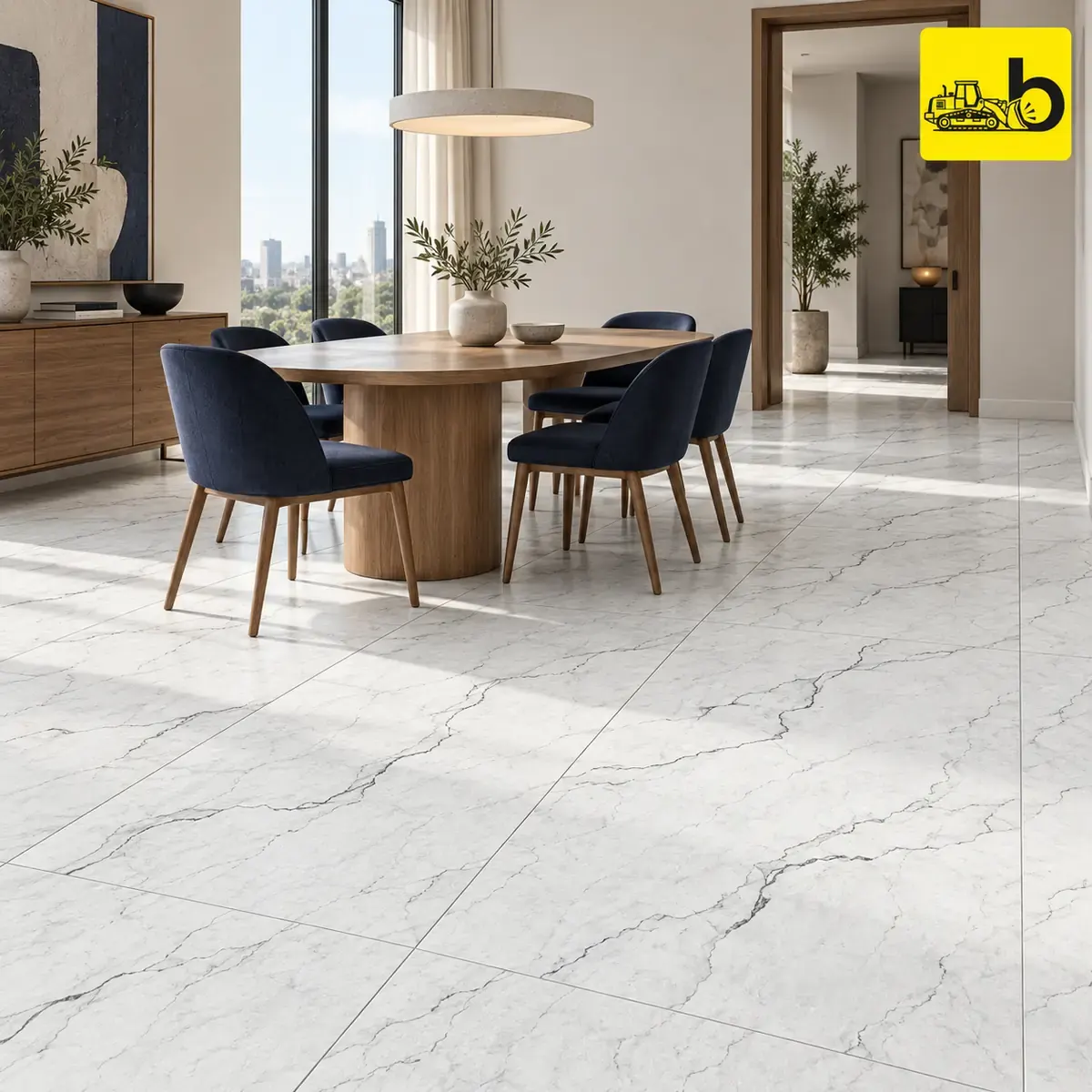 NITCO Nuvola Bianco – Carving Tile 600 × 1200 mm
