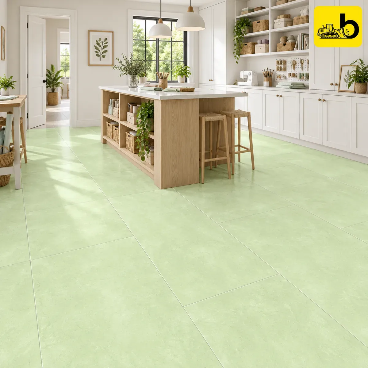 NITCO Urba Lime – Matte Tile 600 × 1200 mm