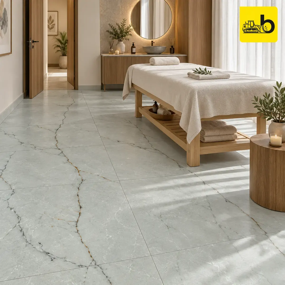 NITCO Civita Grey – Carving Tile 600 × 1200 mm