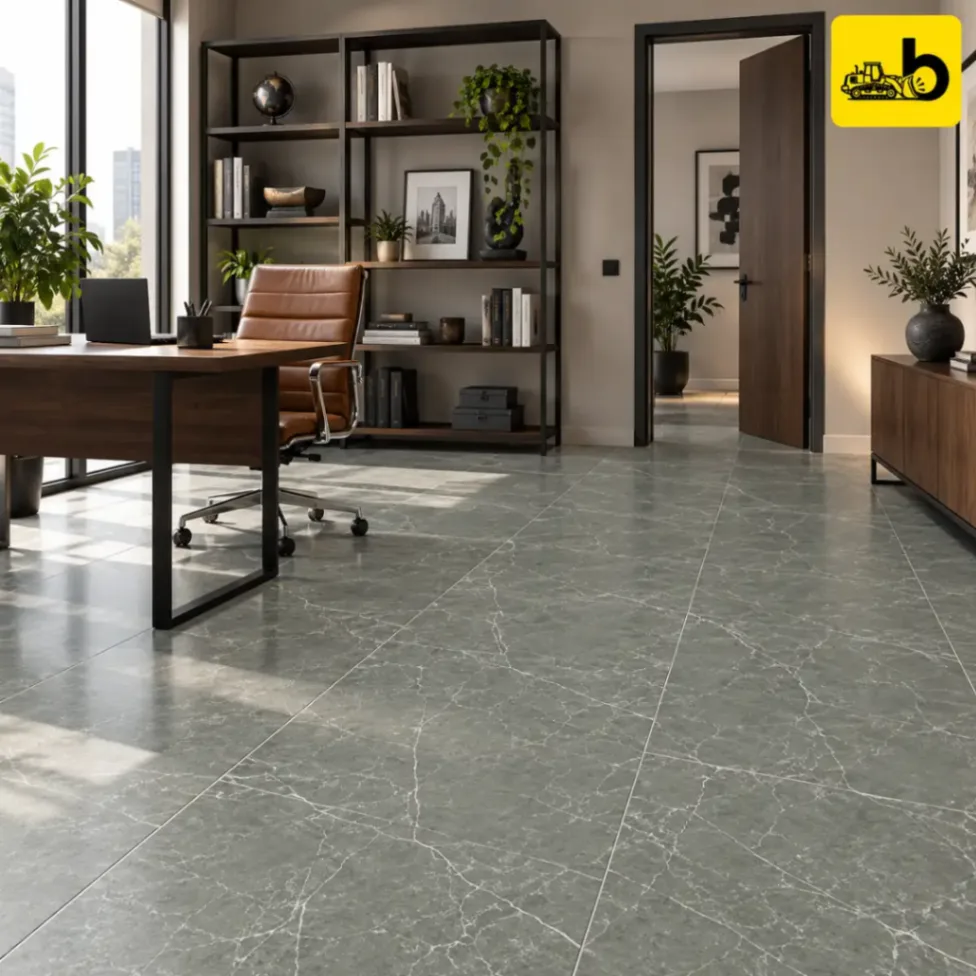 NITCO Calcite Grey – Carving Tile 600 × 1200 mm