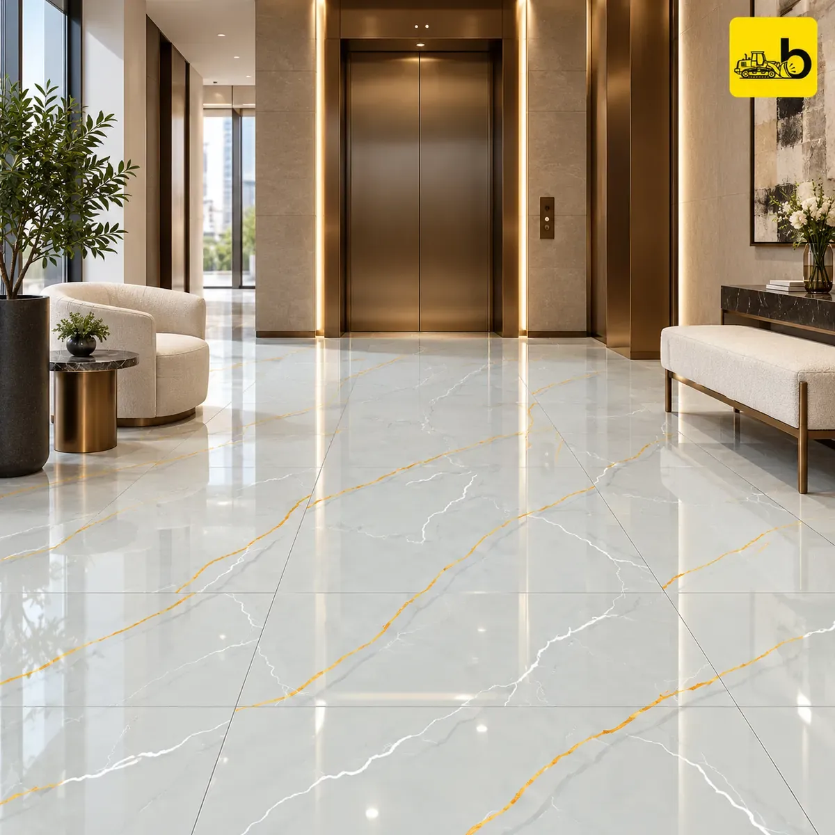 NITCO Eclipse Grey Infinite – High Gloss Tile 600 × 1200 mm