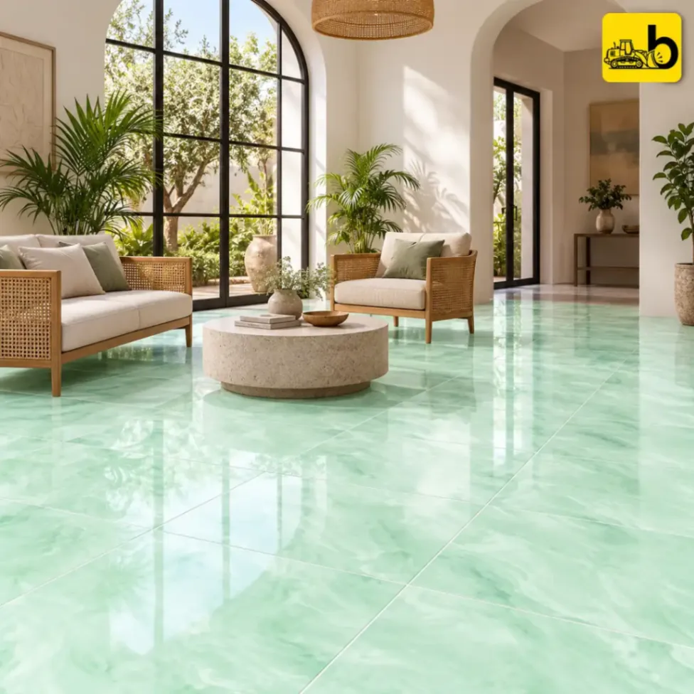 NITCO Glacier Aqua LT Infinite – Glossy Tile 600 × 1200 mm