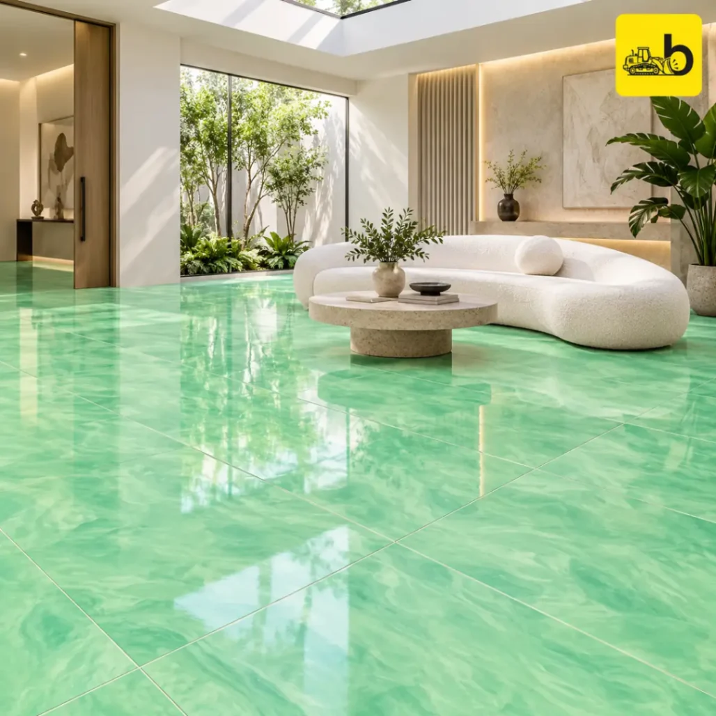 NITCO Glacier Aqua Infinite – High Gloss Tile 600 × 1200 mm