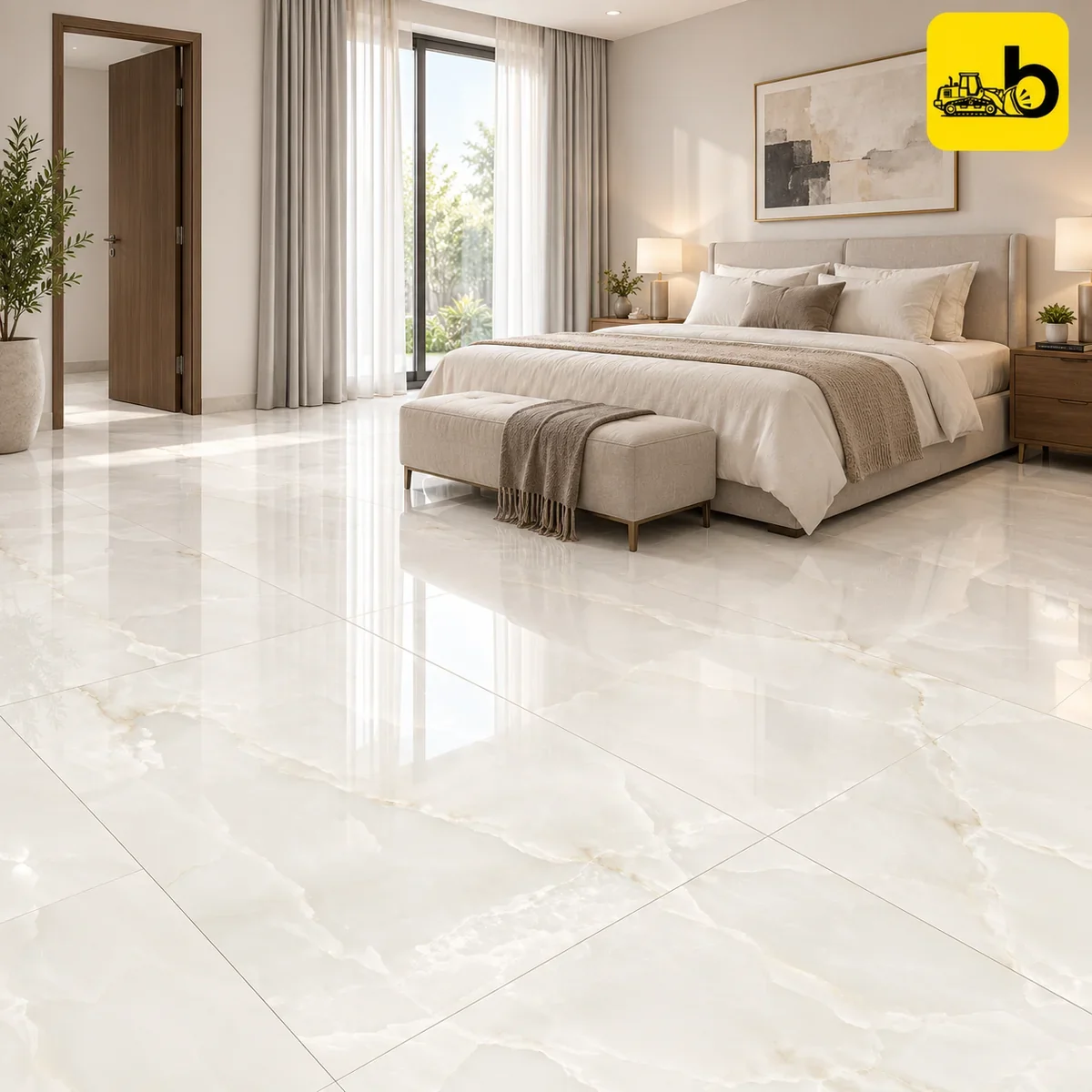 NITCO Salem Onyx – Glossy Tile 600 × 1200 mm