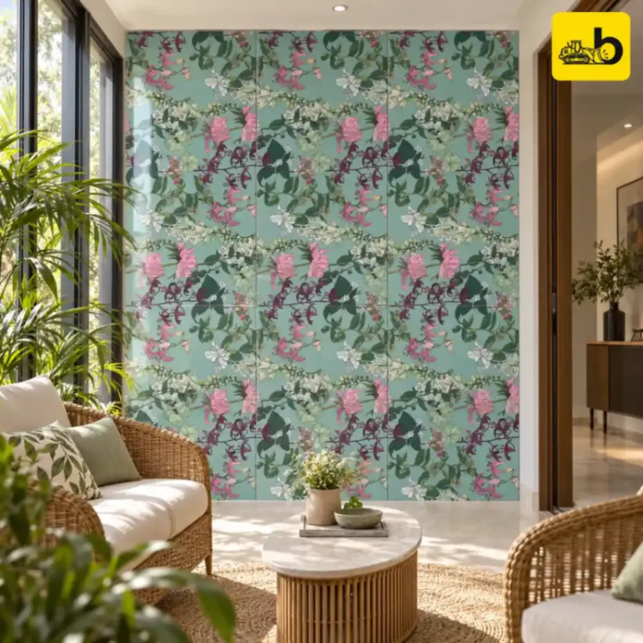 NITCO Salem Onyx Decor – Glossy Tile 600 × 1200 mm