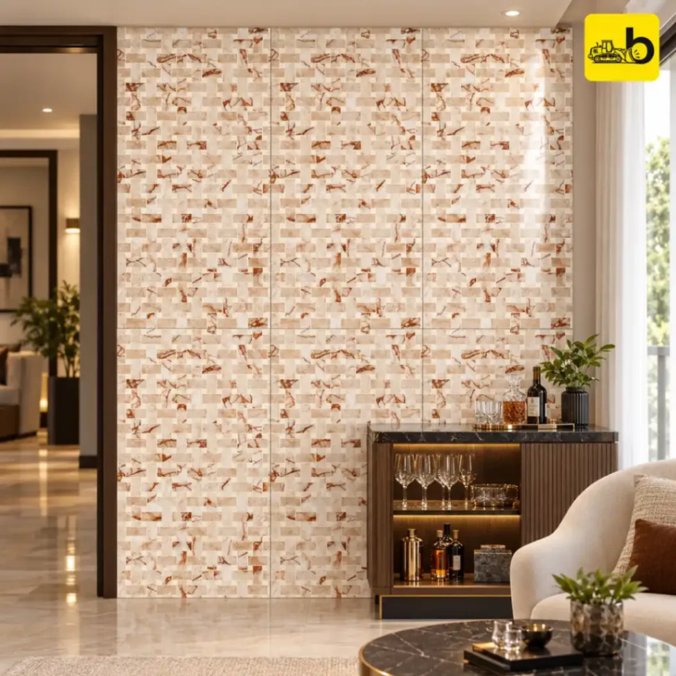 NITCO Rosalia Decor – Glossy Tile 600 × 1200 mm