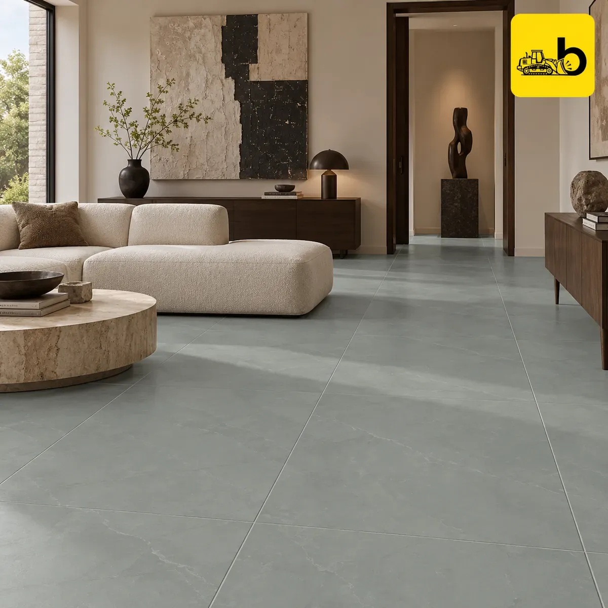 NITCO Cure Grey – Matte Tile 600 × 1200 mm