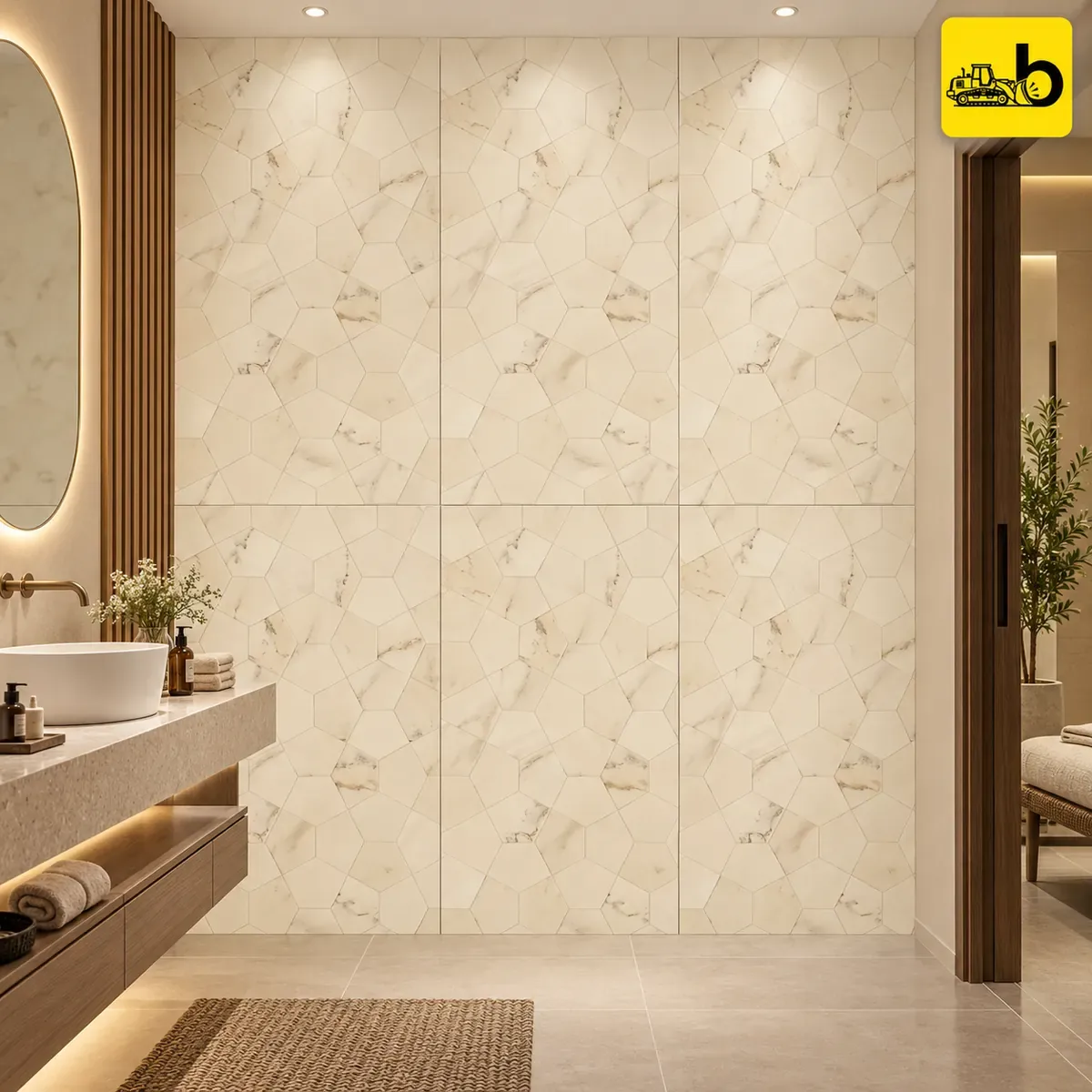 NITCO Versace Decor – Carving Tile 600 × 1200 mm