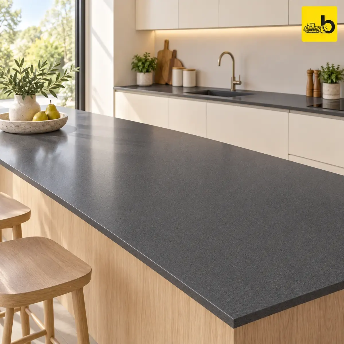 NITCO Elementra Constel Slate – Glossy Full Body Slab 800 × 2400 × 15 mm