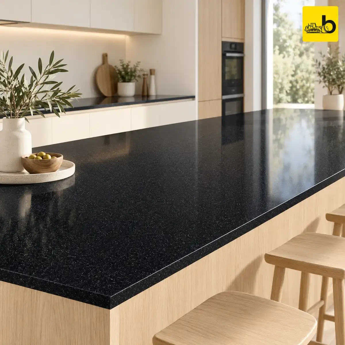 NITCO Elementra Constel Night Star – Glossy Full Body Slab 800 × 2400 × 15 mm