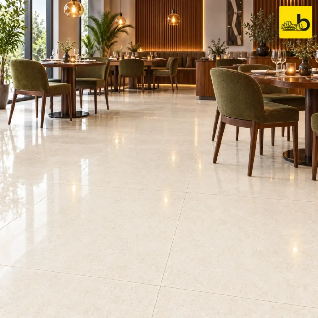 NITCO Tropicana Gold – Glossy Double Charge Vitrified Tile 800 × 800 mm