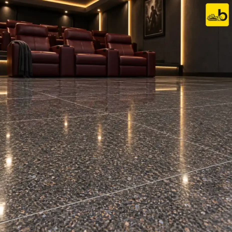 NITCO Endurance Nero – Glossy Double Charge Vitrified Tile 600 × 600 mm