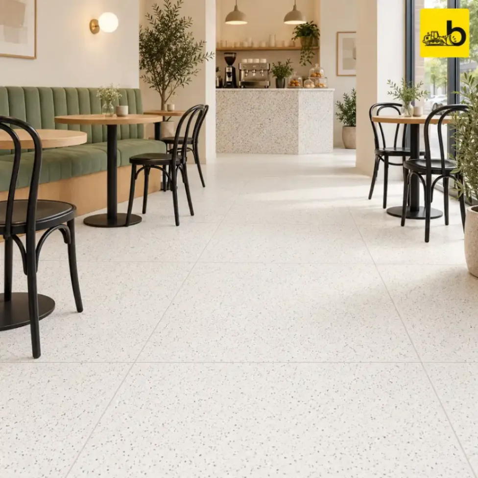 NITCO Stanstead Mist – Matte Full Body Vitrified Tile 600 × 600 mm
