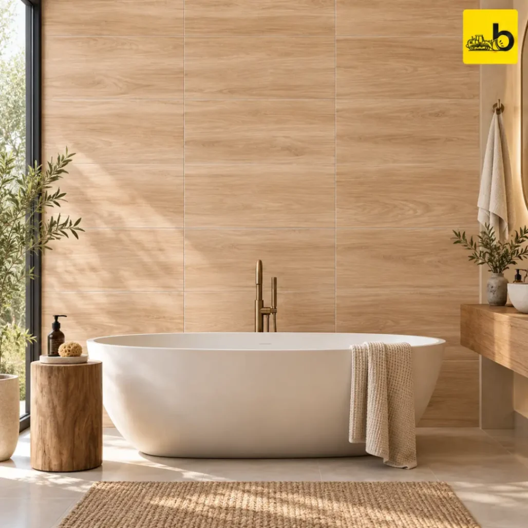 NITCO KENRIDGE BEIGE Satin Matte Ceramic Wall Tile 300 × 600 mm