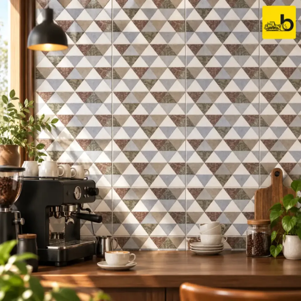NITCO TRIKON DECOR Matte Ceramic Wall Tile 300 × 450 mm