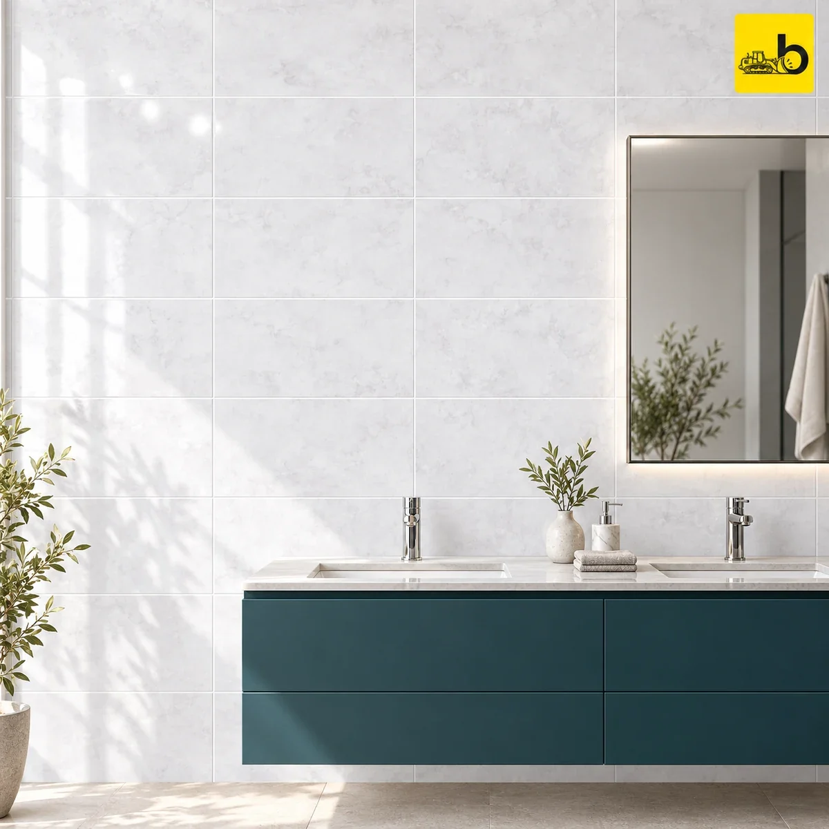 NITCO SWISH GREY LT Glossy Ceramic Wall Tile 300 × 450 mm