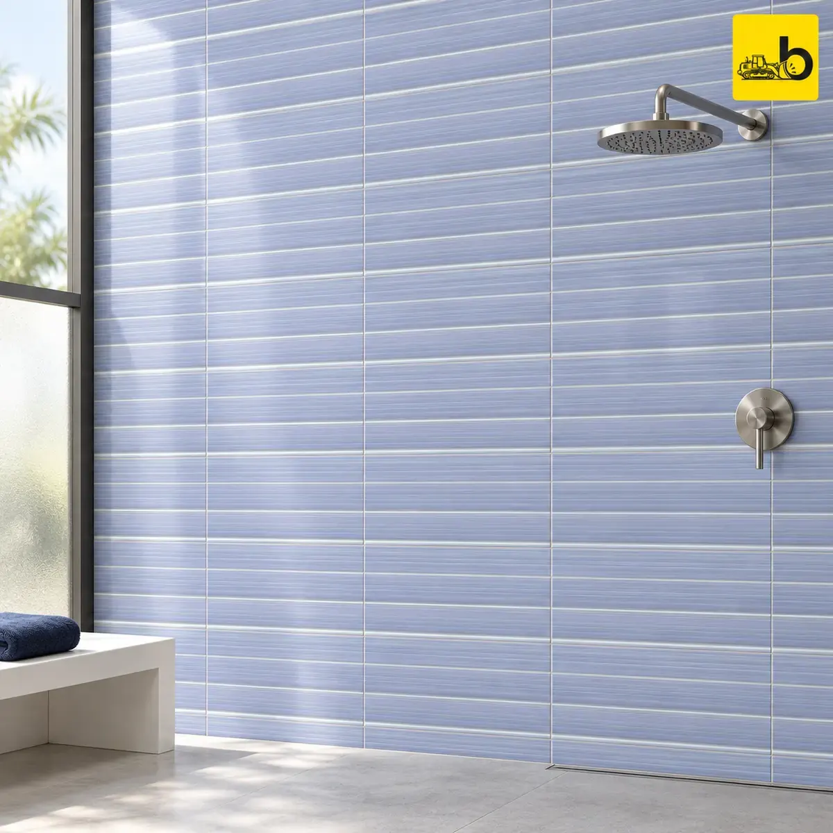 NITCO IRIS BLOOM Glossy Ceramic Wall Tile 300 × 450 mm
